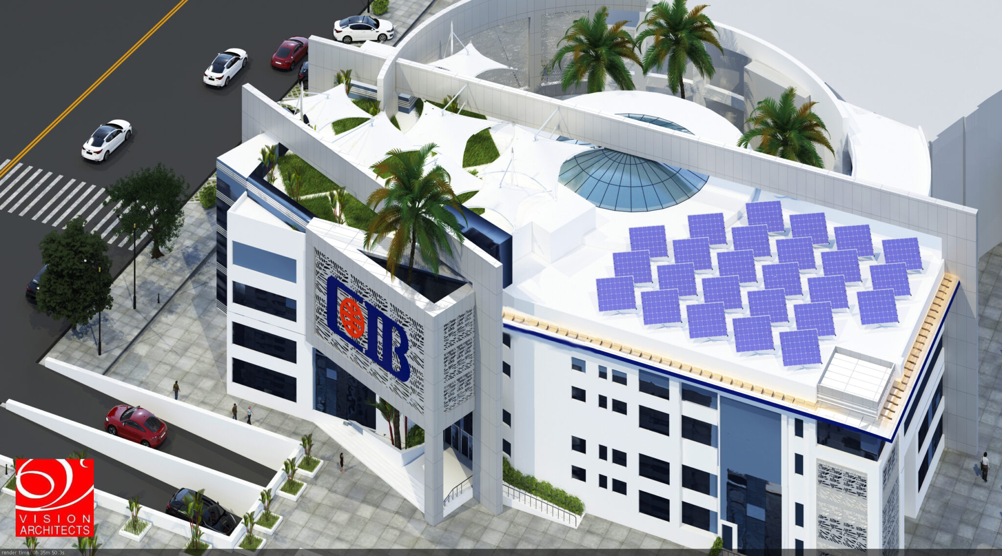 CIB SMART VILLAGE HEAD OFFICE 4 Vision Architects